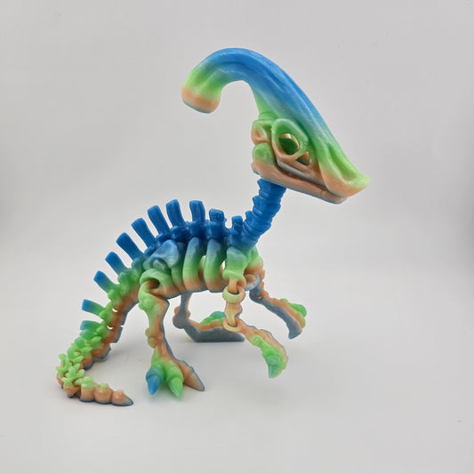 Prospect 3D - The Bone Yard - Large Petey's 6.5 Inch Tall Dinosaur Skeleton with Detailed Bone Structure and Playful Grin for Dino Enthusiasts