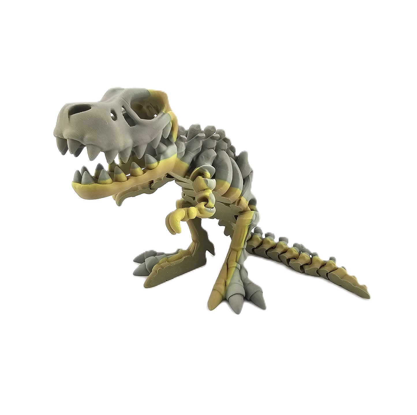 Prospect 3D - The Bone Yard - Large Terry's 5 Inches Tall Dinosaur Skeleton with Detailed Bone Structure and Playful Grin for Dino Enthusiasts