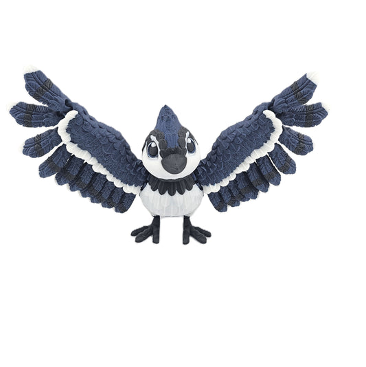 Prospect 3D - Soaring Skies - 3D Printed Blue Jay – 8" W x 5" H x 5" L