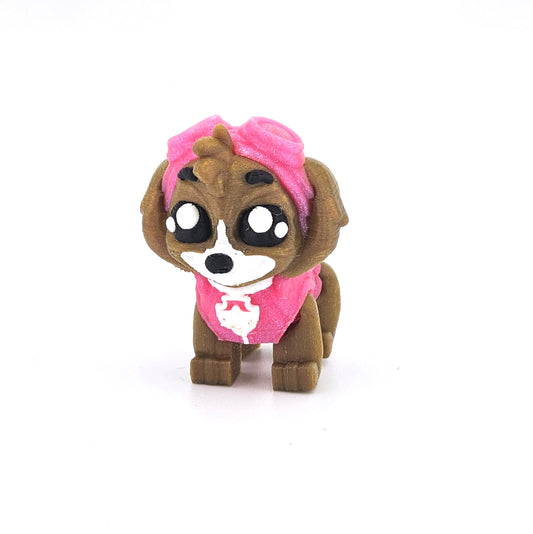 Prospect 3D - Paragold Mini's - 3D Printed Paw Patrol Mini Figures – Skye & Marshall – 2 Inch Collectible Characters