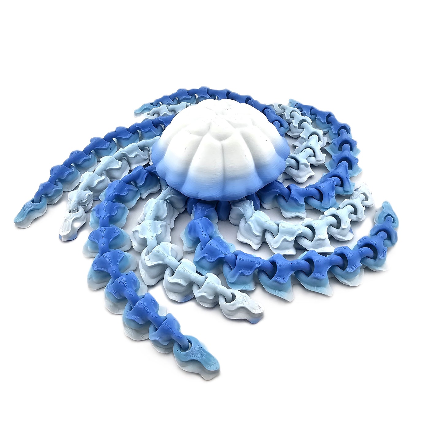 Prospect 3D - Sea Turtle Shores Animals - Jumbo Jellyfish – 3D Printed Ocean Decor - 19 inches Long