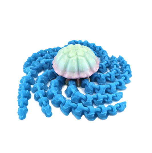 Prospect 3D - Sea Turtle Shores Animals - Jumbo Jellyfish – 3D Printed Ocean Decor - 19 inches Long