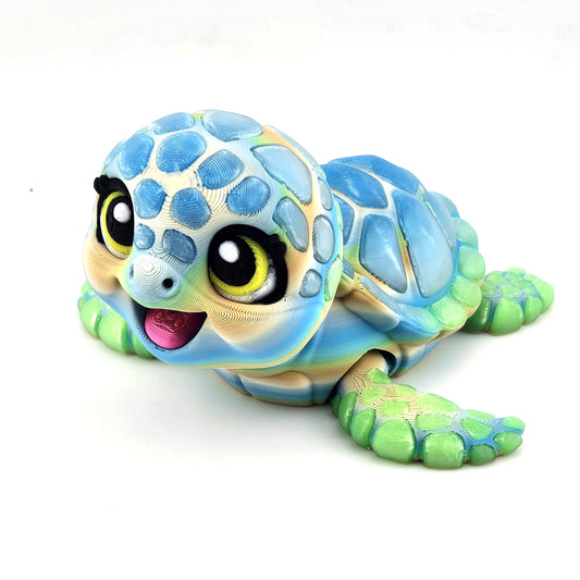 Prospect 3D - Happy Baby Sea Turtle – 3D Printed - Sea Turtle Shores Collection