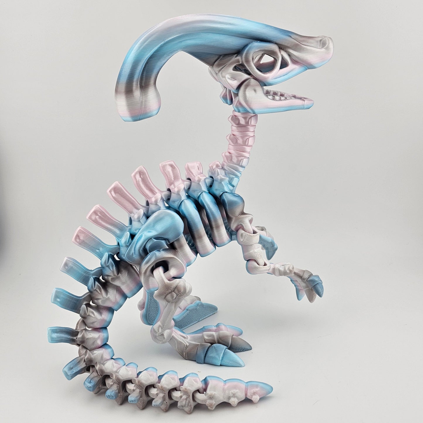 Prospect 3D - The Bone Yard - Jumbo Petey's 11 Inch Tall Dinosaur Skeleton with Detailed Bone Structure and Playful Grin for Dino Enthusiasts