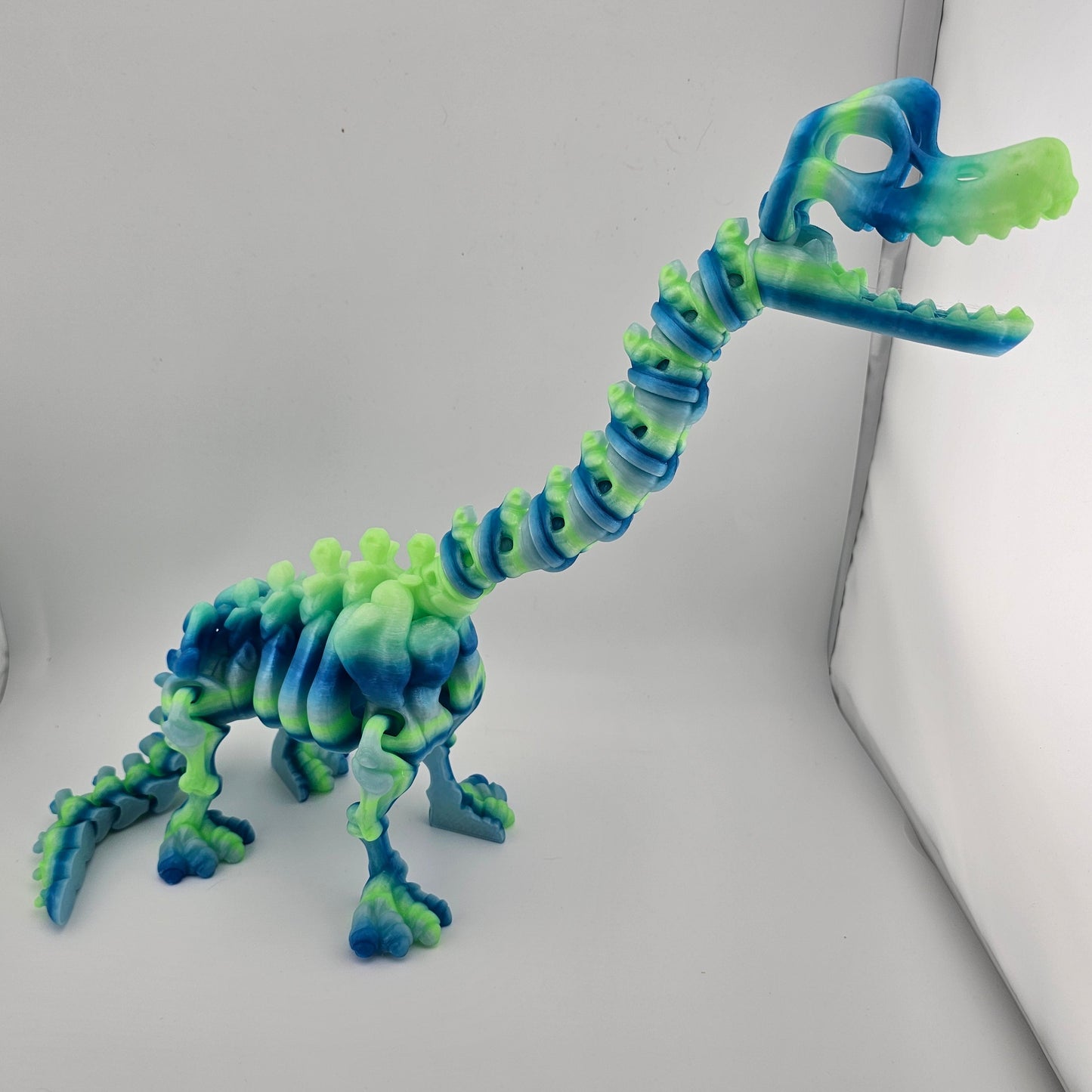Prospect 3D - The Bone Yard - Jumbo Benny's 13.75 Inches Tall Dinosaur Skeleton with Detailed Bone Structure and Playful Grin for Dino Enthusiasts