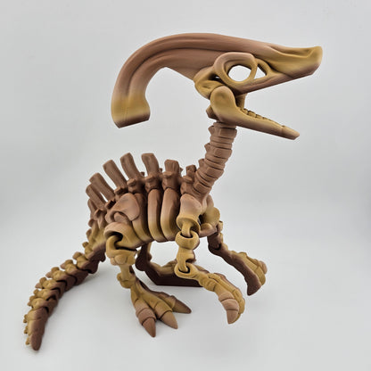 Prospect 3D - The Bone Yard - Jumbo Petey's 11 Inch Tall Dinosaur Skeleton with Detailed Bone Structure and Playful Grin for Dino Enthusiasts