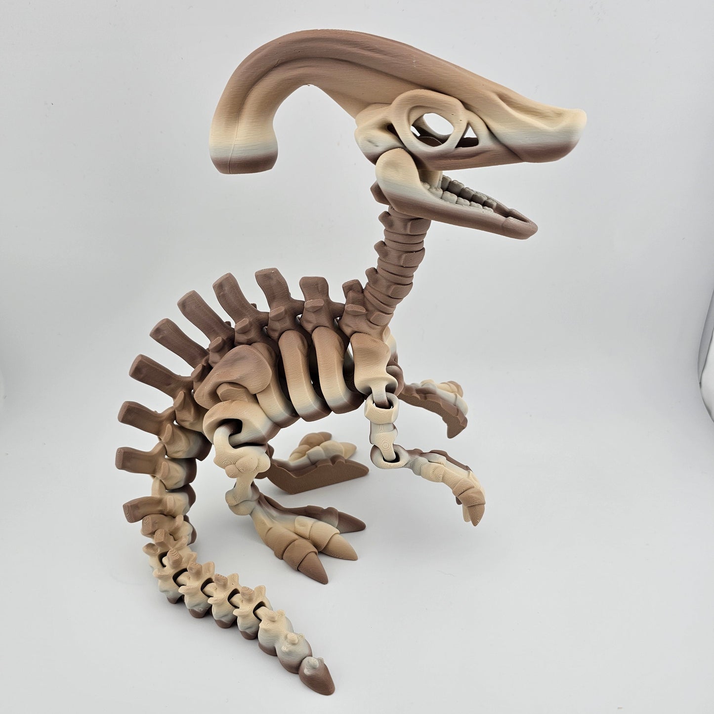 Prospect 3D - The Bone Yard - Jumbo Petey's 11 Inch Tall Dinosaur Skeleton with Detailed Bone Structure and Playful Grin for Dino Enthusiasts