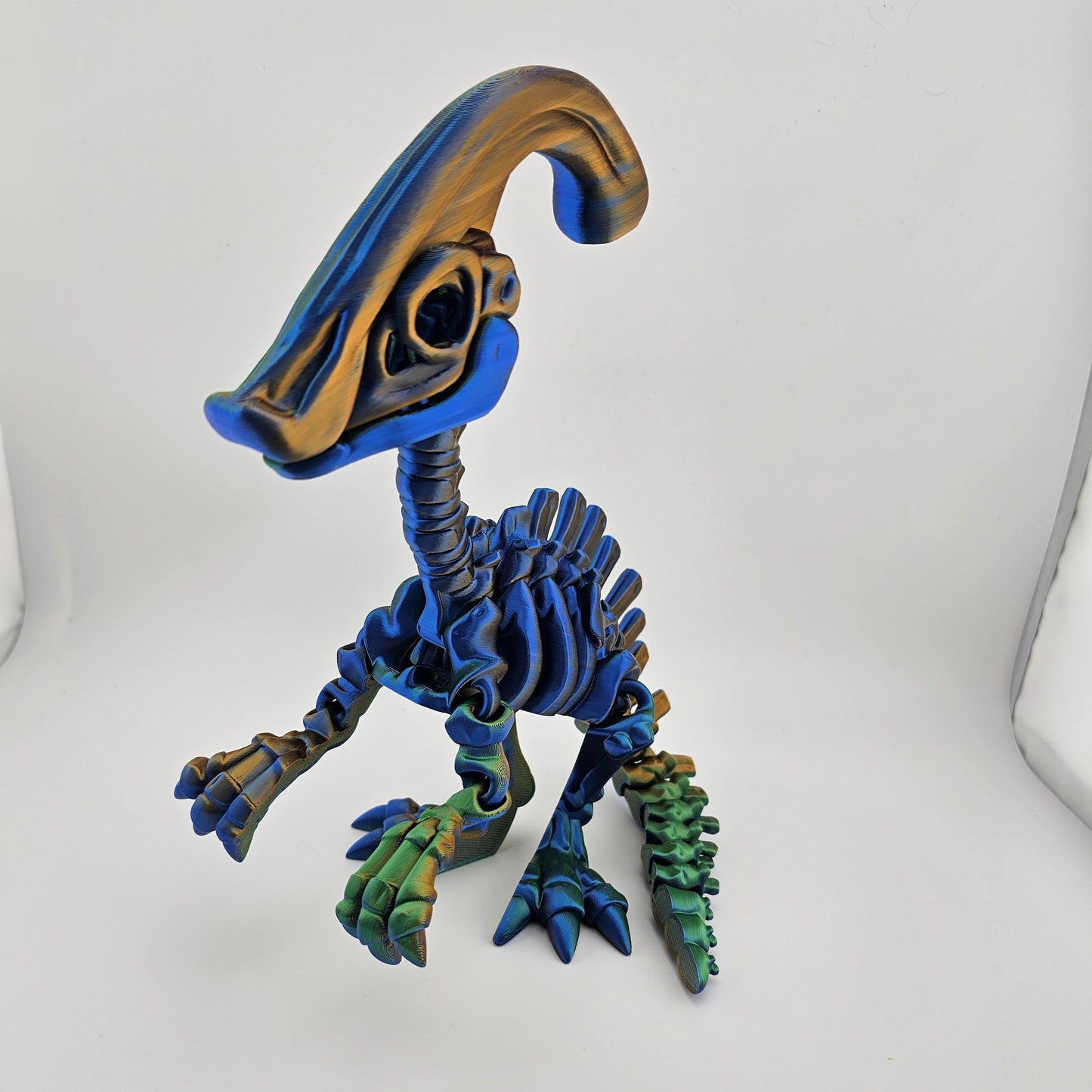 Prospect 3D - The Bone Yard - Jumbo Petey's 11 Inch Tall Dinosaur Skeleton with Detailed Bone Structure and Playful Grin for Dino Enthusiasts