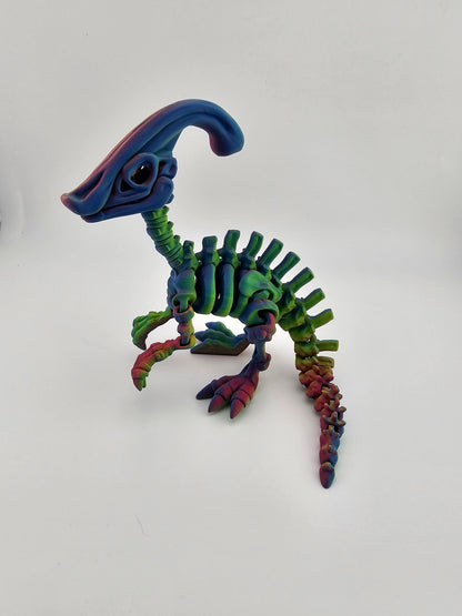 Prospect 3D - The Bone Yard - Large Petey's 6.5 Inch Tall Dinosaur Skeleton with Detailed Bone Structure and Playful Grin for Dino Enthusiasts