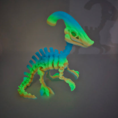 Prospect 3D - The Bone Yard - Large Petey's 6.5 Inch Tall Dinosaur Skeleton with Detailed Bone Structure and Playful Grin for Dino Enthusiasts