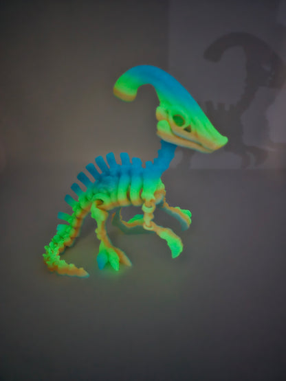 Prospect 3D - The Bone Yard - Large Petey's 6.5 Inch Tall Dinosaur Skeleton with Detailed Bone Structure and Playful Grin for Dino Enthusiasts