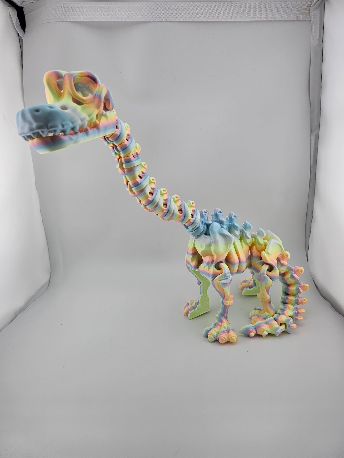 Prospect 3D - The Bone Yard - Jumbo Benny's 13.75 Inches Tall Dinosaur Skeleton with Detailed Bone Structure and Playful Grin for Dino Enthusiasts