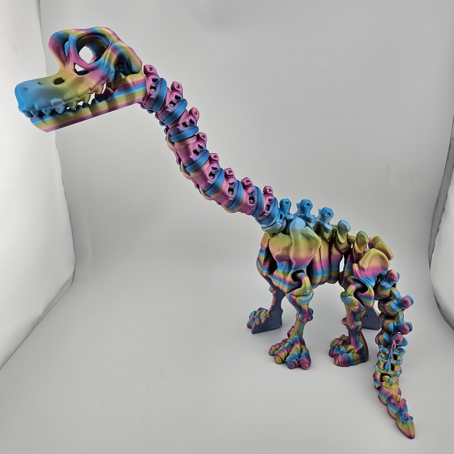 Prospect 3D - The Bone Yard - Jumbo Benny's 13.75 Inches Tall Dinosaur Skeleton with Detailed Bone Structure and Playful Grin for Dino Enthusiasts