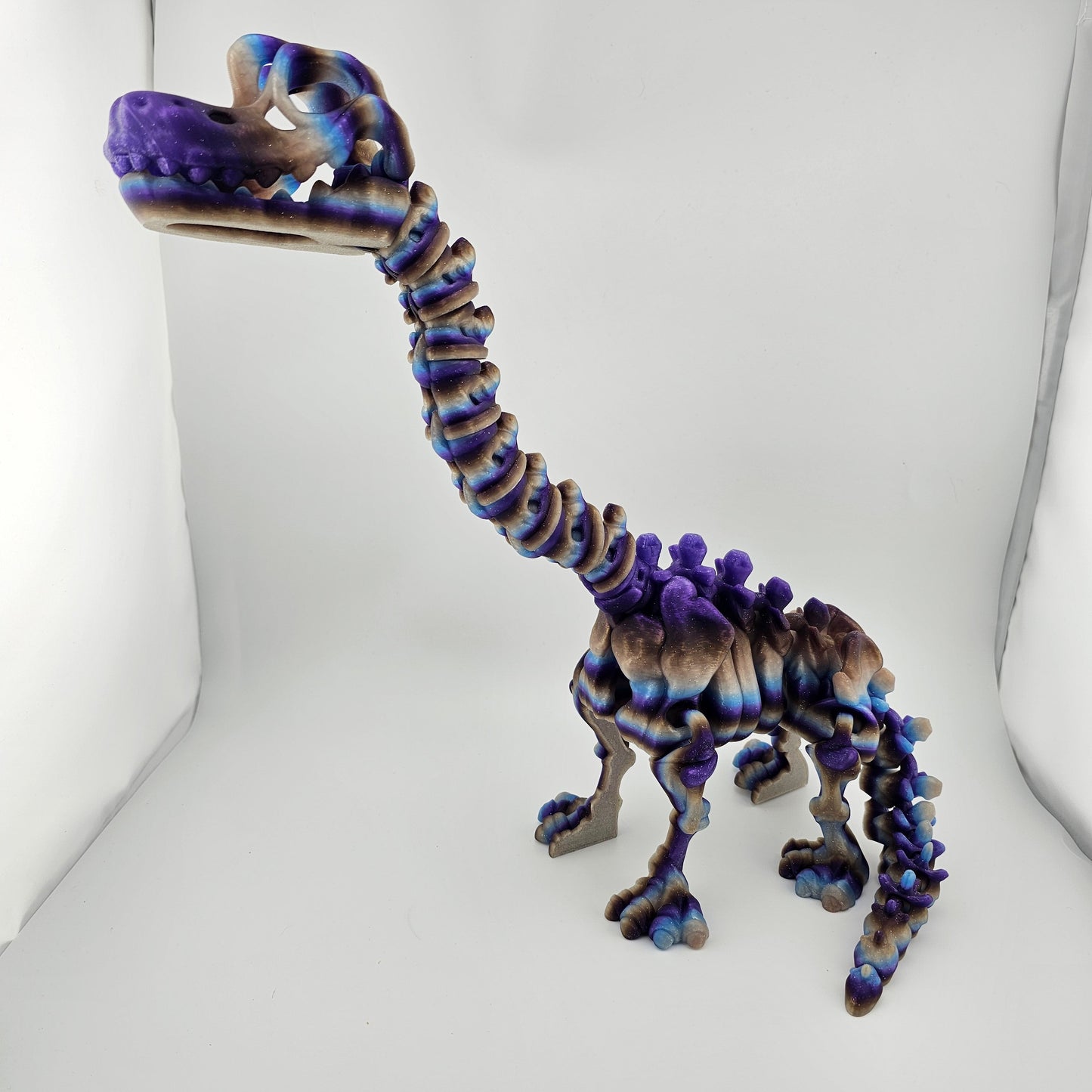 Prospect 3D - The Bone Yard - Jumbo Benny's 13.75 Inches Tall Dinosaur Skeleton with Detailed Bone Structure and Playful Grin for Dino Enthusiasts