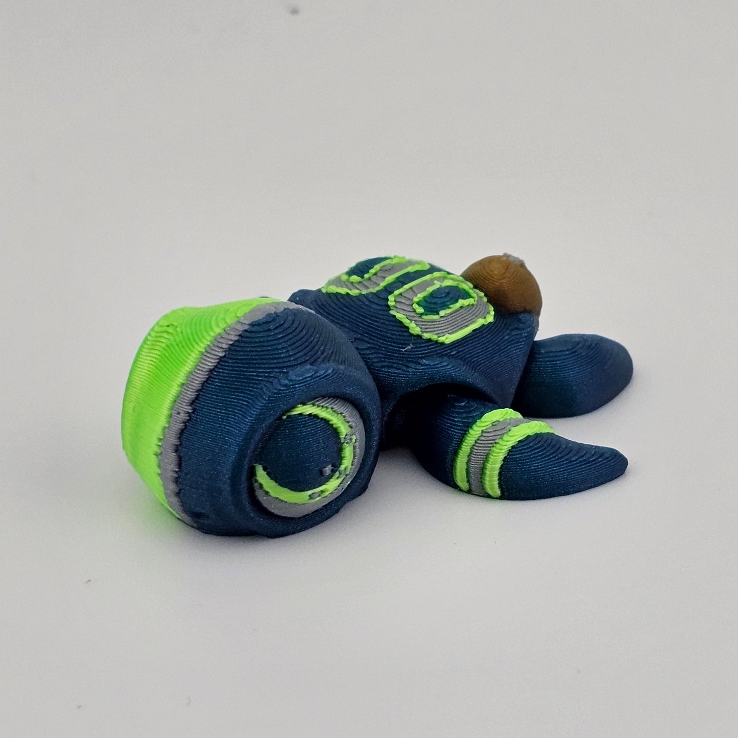 Prospect 3D - Sea Turtle Island - 3D Printed Miniature Football Sea Turtles