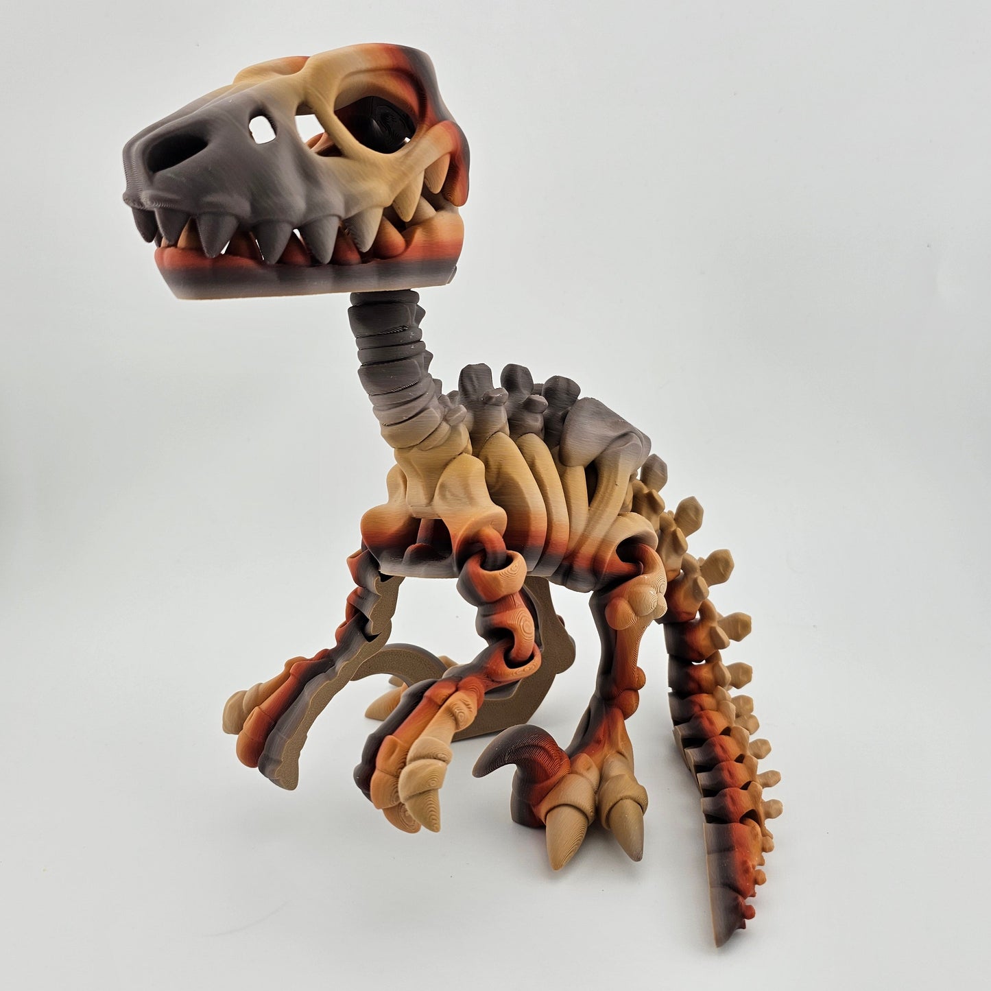 Prospect 3D - The Bone Yard - Jumbo Blue's 9 Inches Tall Dinosaur Skeleton with Detailed Bone Structure and Playful Grin for Dino Enthusiasts