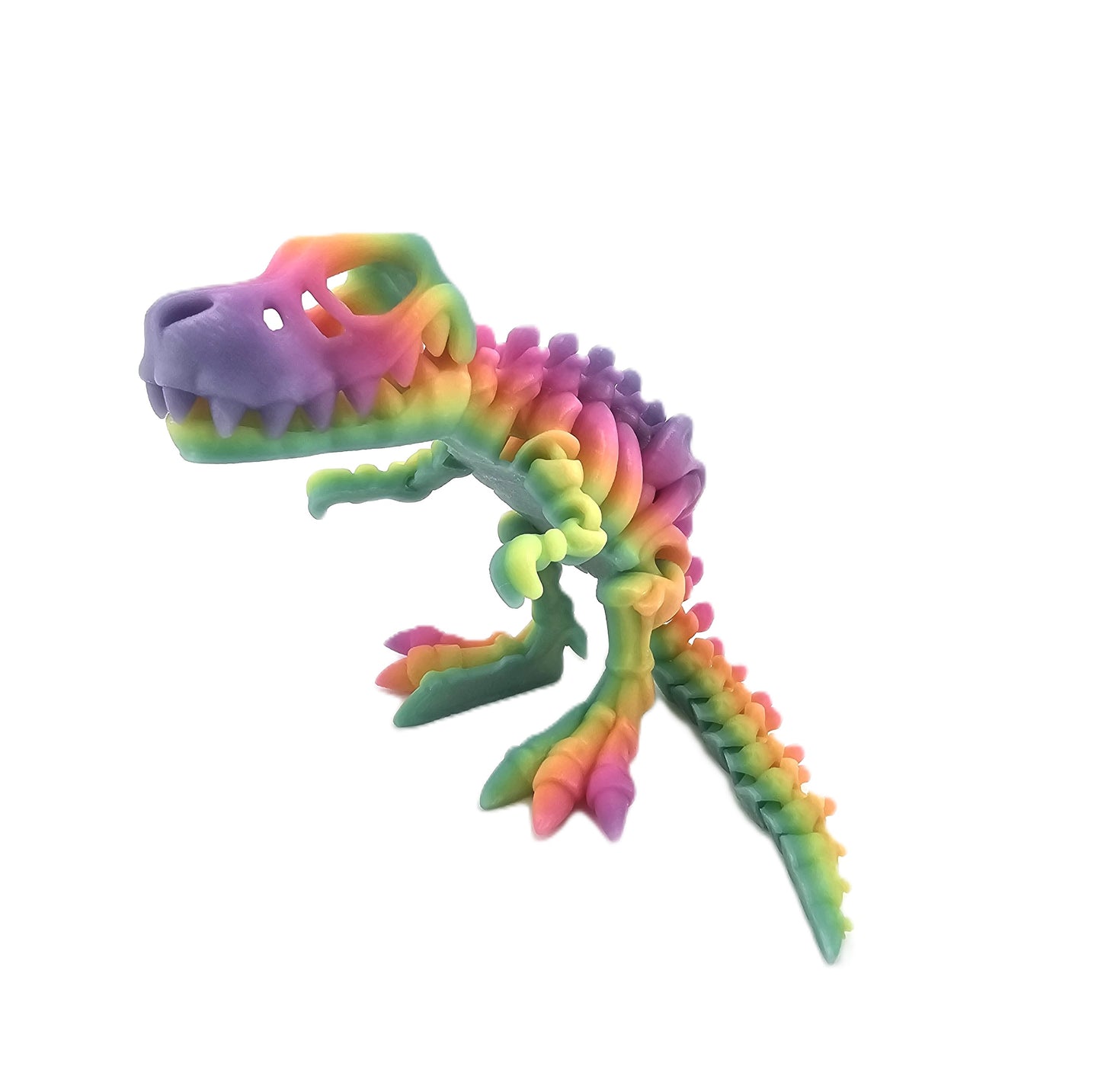 Prospect 3D - The Bone Yard - Large Terry's 5 Inches Tall Dinosaur Skeleton with Detailed Bone Structure and Playful Grin for Dino Enthusiasts