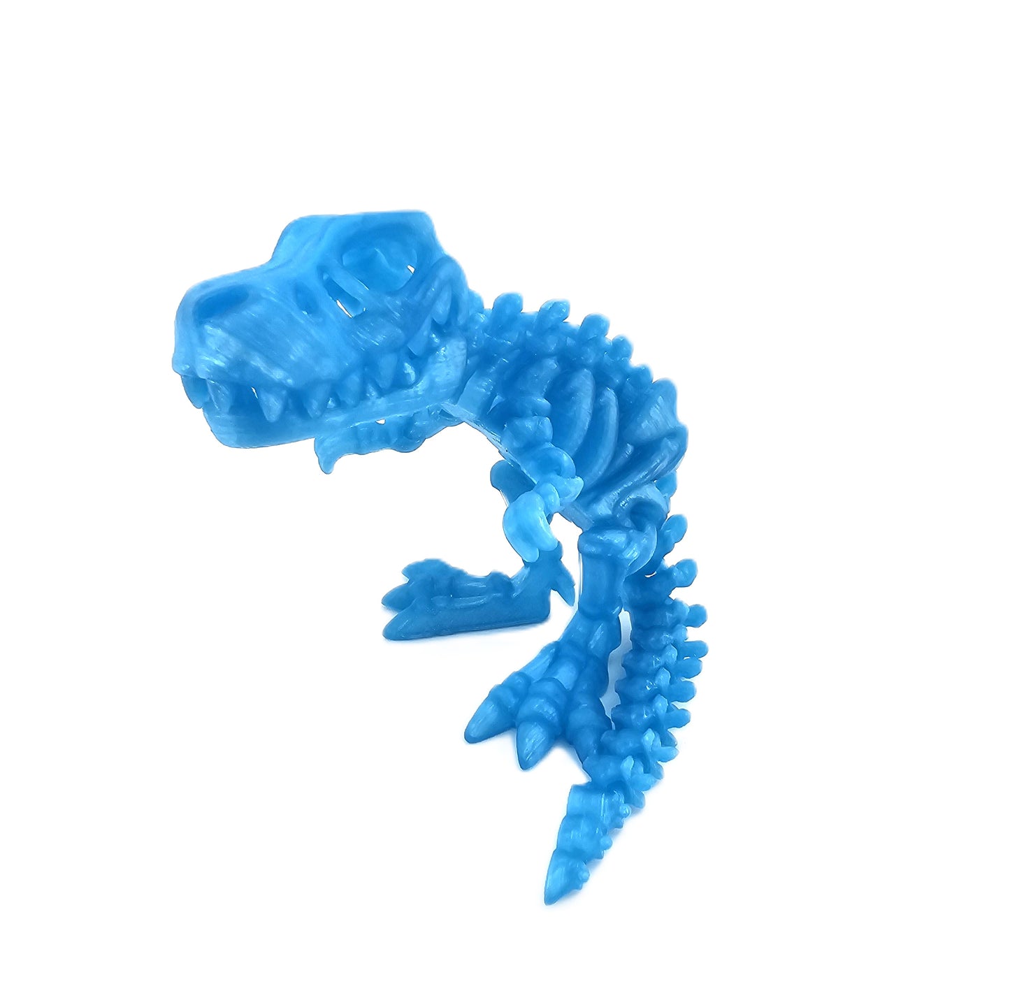 Prospect 3D - The Bone Yard - Large Terry's 5 Inches Tall Dinosaur Skeleton with Detailed Bone Structure and Playful Grin for Dino Enthusiasts