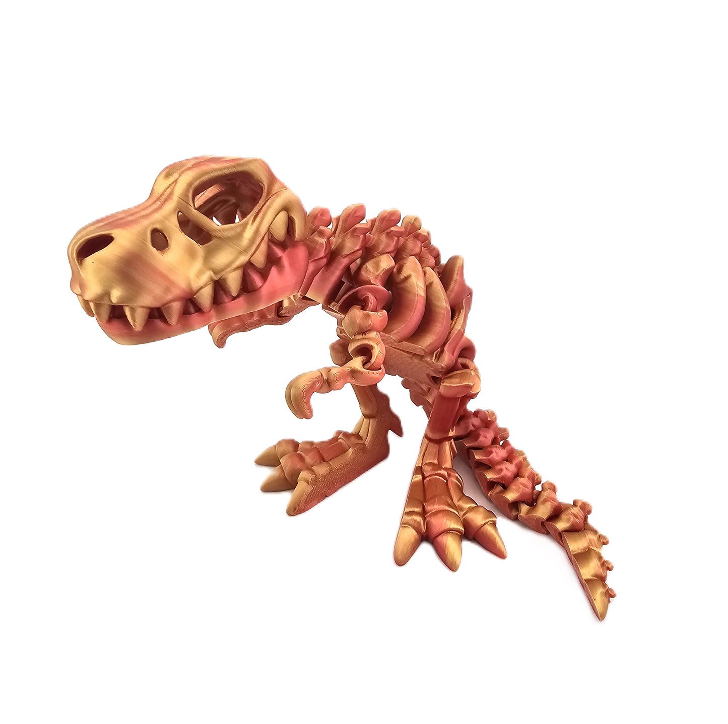 Prospect 3D - The Bone Yard - Large Terry's 5 Inches Tall Dinosaur Skeleton with Detailed Bone Structure and Playful Grin for Dino Enthusiasts