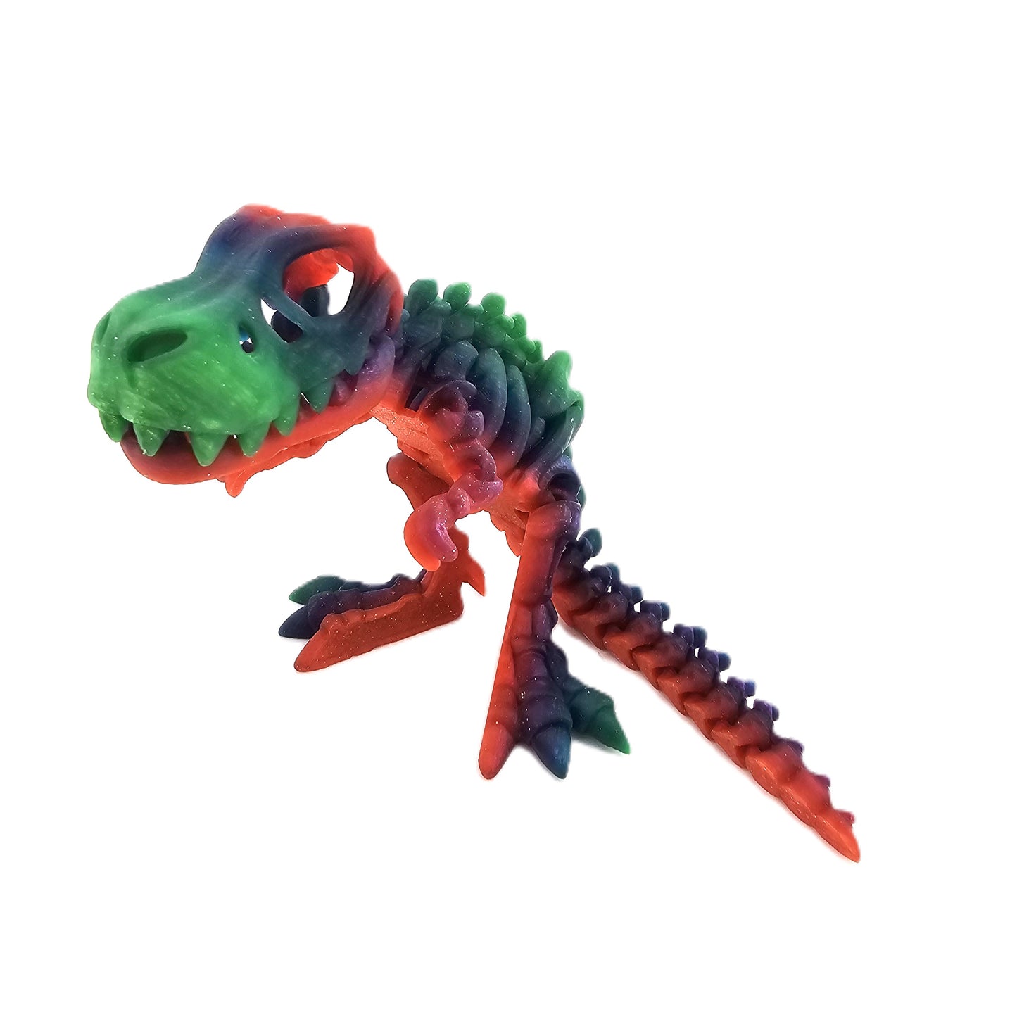 Prospect 3D - The Bone Yard - Large Terry's 5 Inches Tall Dinosaur Skeleton with Detailed Bone Structure and Playful Grin for Dino Enthusiasts