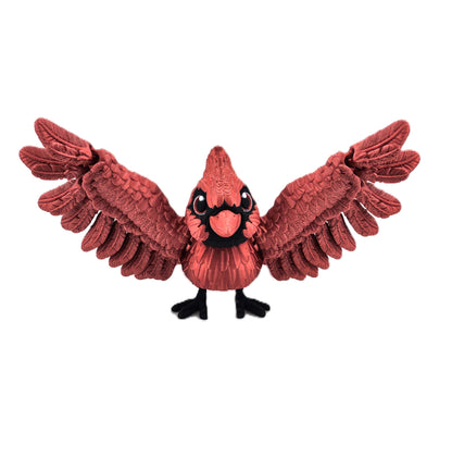 Prospect 3D - Soaring Skies - Cardinal - 7x3.5x3.5 Inches - 3D Printed Bird Decor for Home & Nature Lovers