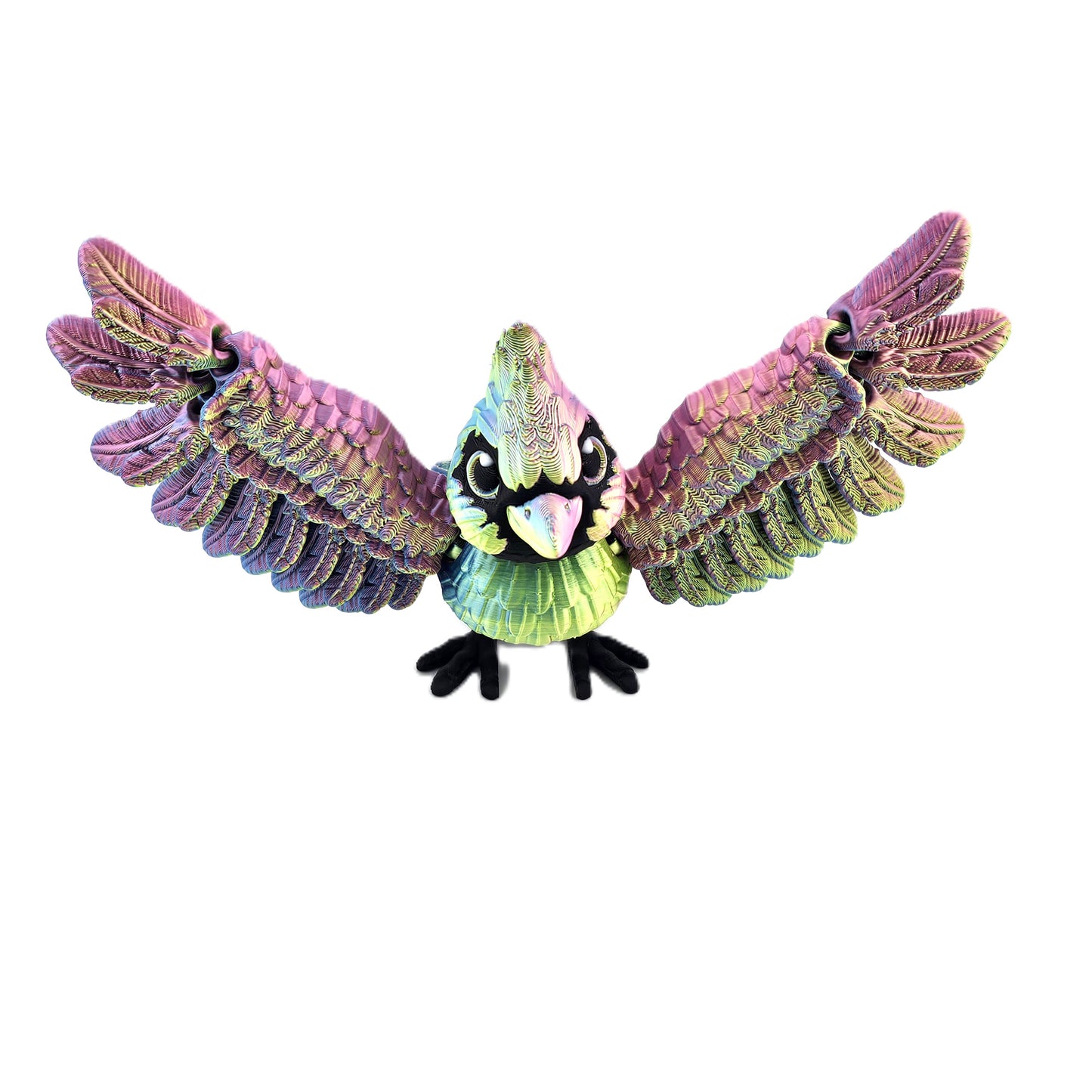 Prospect 3D - Soaring Skies - Cardinal - 7x3.5x3.5 Inches - 3D Printed Bird Decor for Home & Nature Lovers