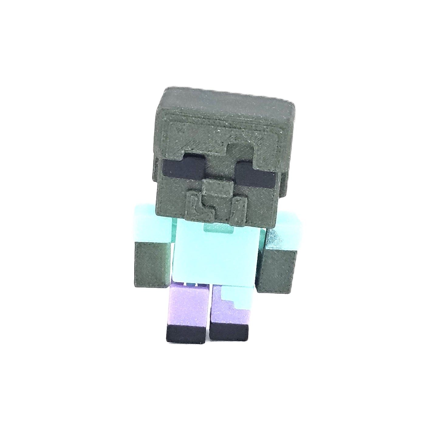 Prospect 3D - Paragold Minis - Minecraft-Inspired 2” 3D Printed Mini Figures – Iron Golem, Steve, Baby Zombie, Chicken Jockey (Fan-Made)