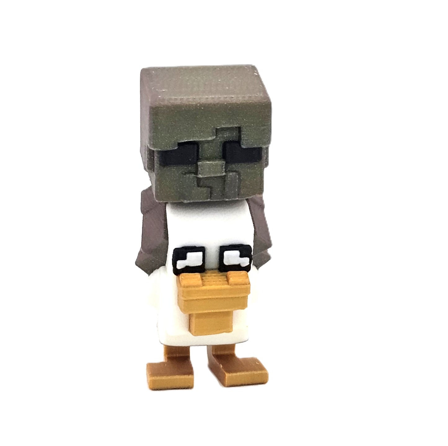 Prospect 3D - Paragold Minis - Minecraft-Inspired 2” 3D Printed Mini Figures – Iron Golem, Steve, Baby Zombie, Chicken Jockey (Fan-Made)