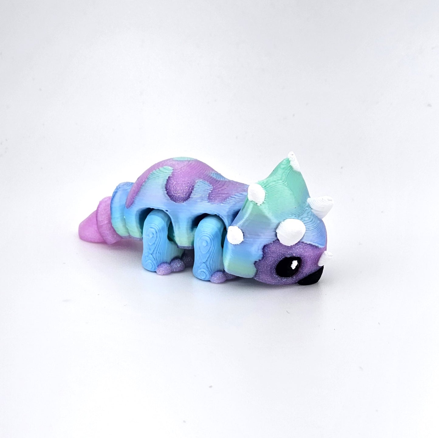 Prospect 3D - Oni Mini's - Mini 3D Printed Dinosaur Figurines – 2" Colorful Desk Toys &amp; Party Favors