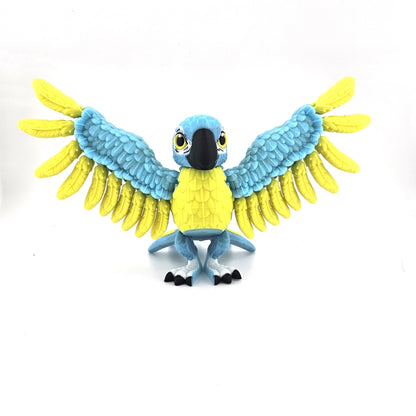 Prospect 3D - Soaring Skies -  3D Printed Blue Jay – 8" W x 5" H x 5" L