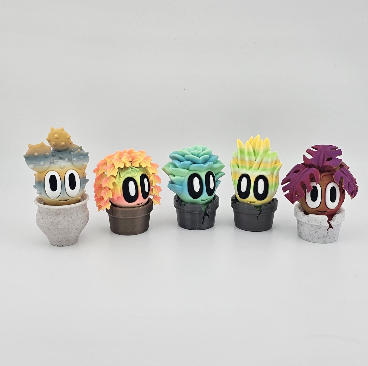 Prospect 3D - Blob Mini's - 3d Printed Plants - Tiny Collectible Decor (2–3 inch)