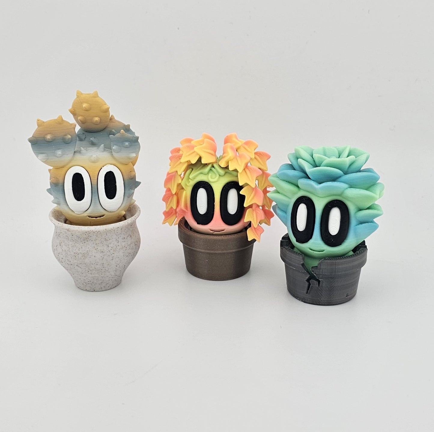 Prospect 3D - Blob Mini's - 3d Printed Plants - Tiny Collectible Decor (2–3 inch)