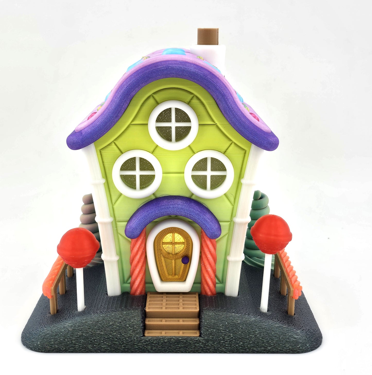 Prospect 3D - Fairy House Corner - Christmas - 3D Printed Tea Light Fairy Houses – Seasonal Miniature Home Décor (3–5")