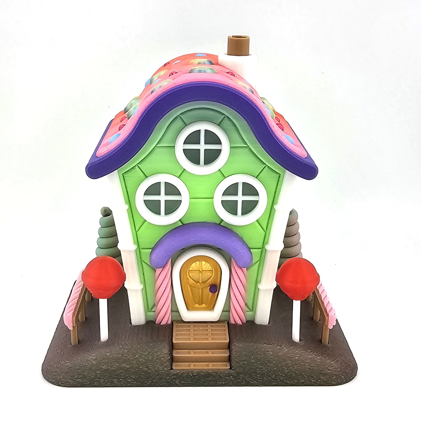 Prospect 3D - Fairy House Corner - Christmas - 3D Printed Tea Light Fairy Houses – Seasonal Miniature Home Décor (3–5")