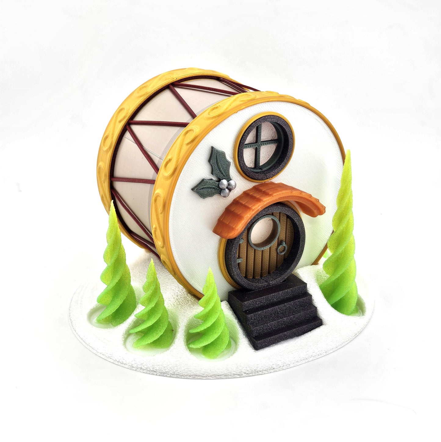 Prospect 3D - Fairy House Corner - Christmas - 3D Printed Tea Light Fairy Houses – Seasonal Miniature Home Décor (3–5")