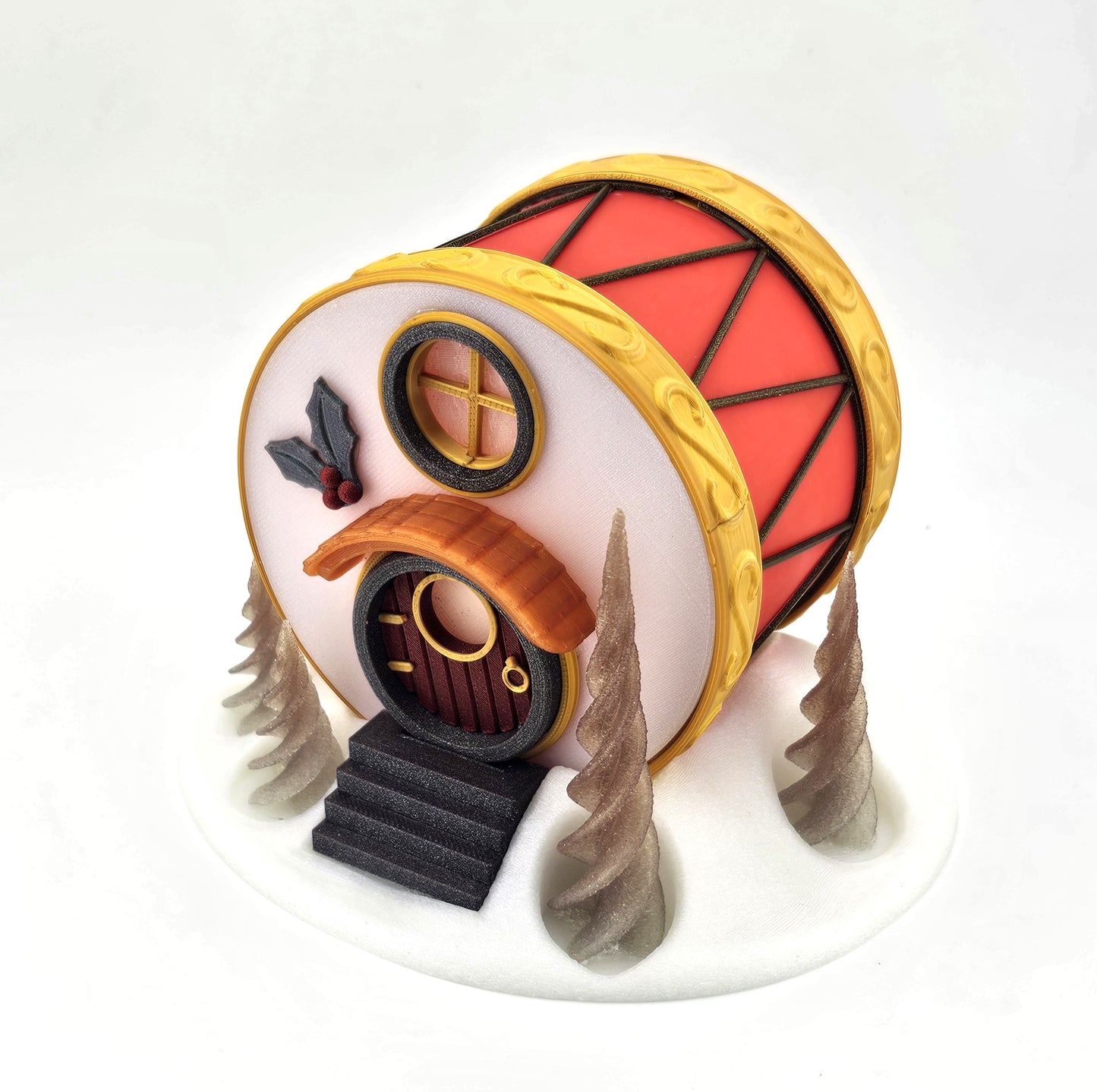 Prospect 3D - Fairy House Corner - Christmas - 3D Printed Tea Light Fairy Houses – Seasonal Miniature Home Décor (3–5")