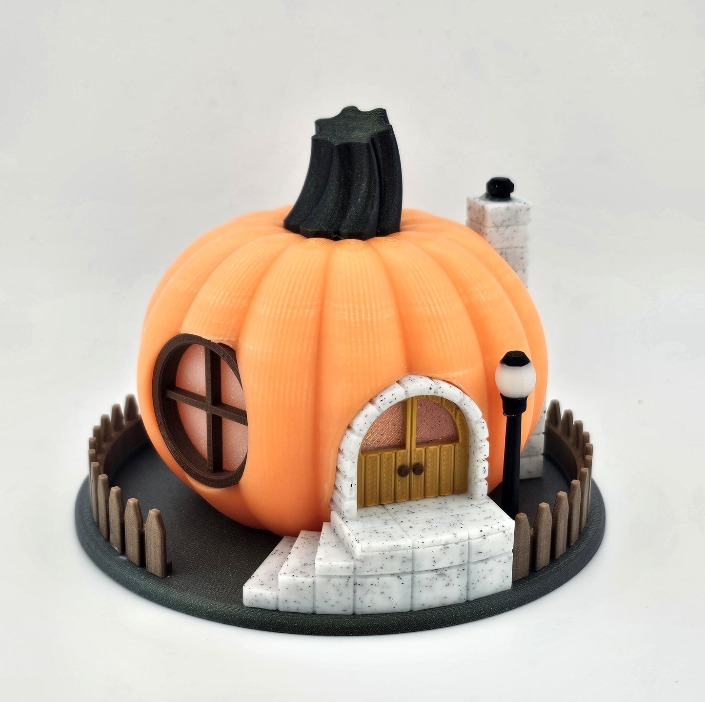 Prospect 3D - Fairy House Corner - Halloween - 3D Printed Tea Light Fairy Houses – Seasonal Miniature Home Décor (3–5")