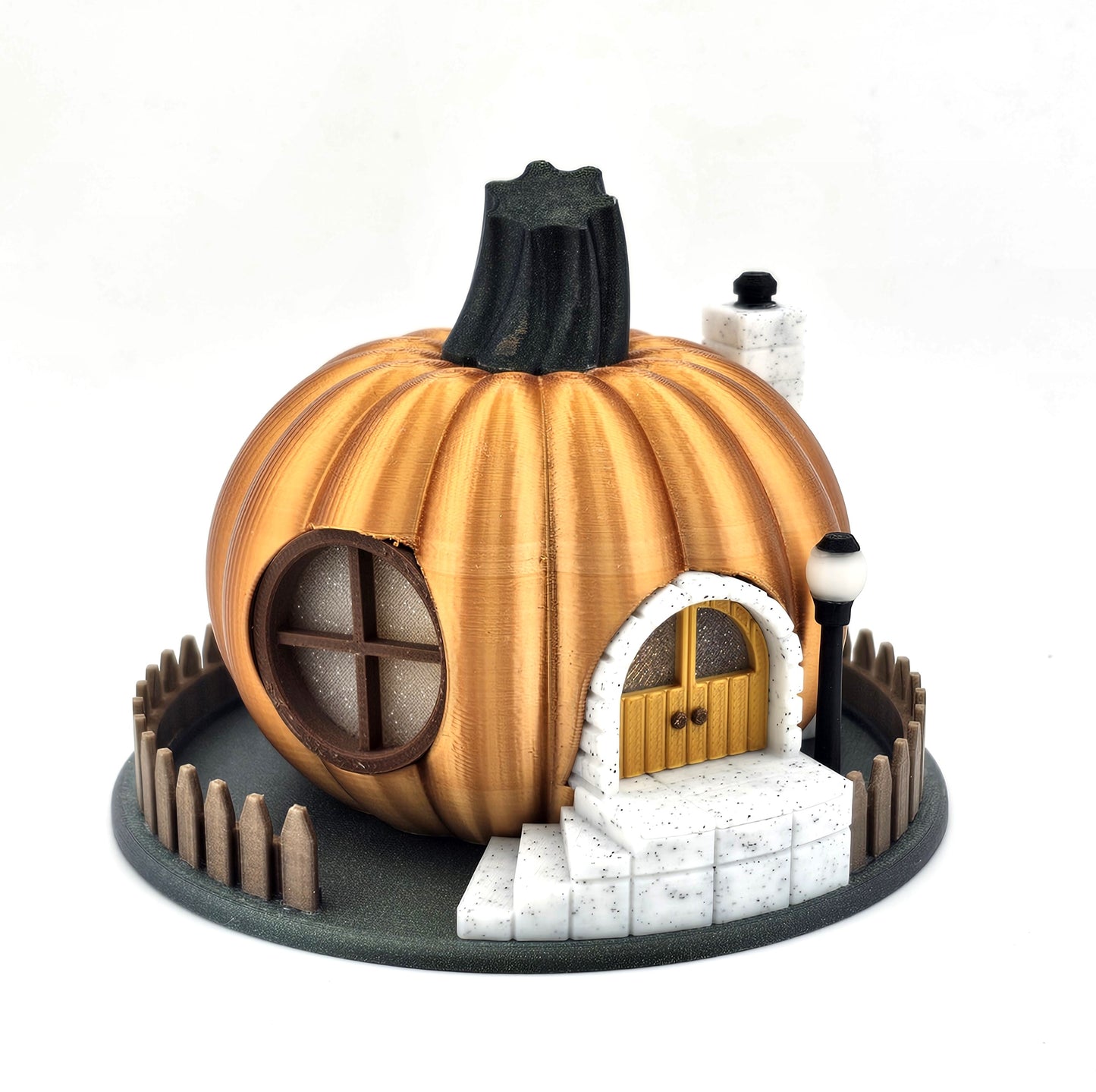 Prospect 3D - Fairy House Corner - Halloween - 3D Printed Tea Light Fairy Houses – Seasonal Miniature Home Décor (3–5")