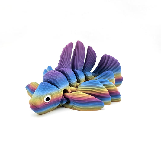 Prospect 3D - Large 3D Printed Betta Fish - Sea Turtle Shores Collection - 8 inches long