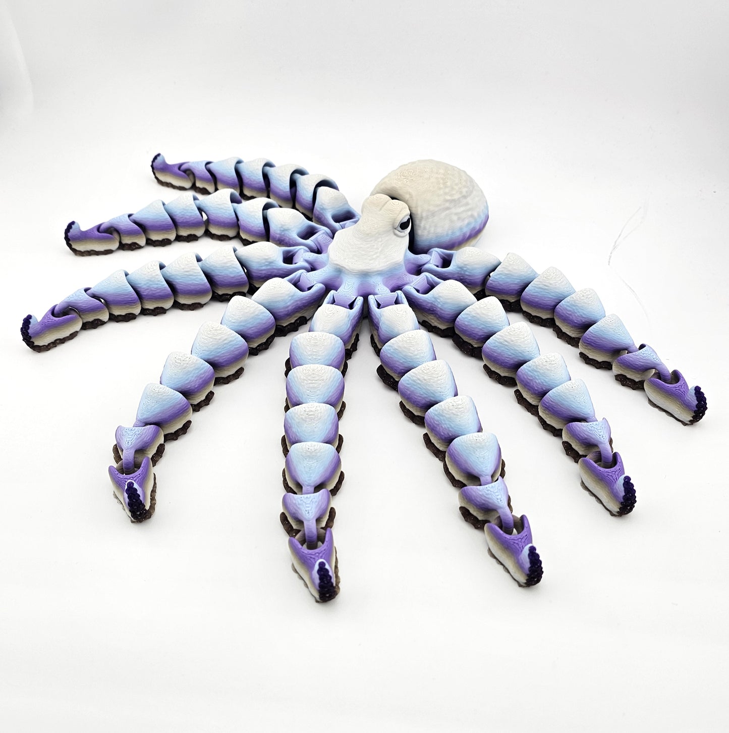 Prospect 3D -  Large 3D Printed Octopus Articulated Decor – Sea Turtle Shores Collection - 11 inches long