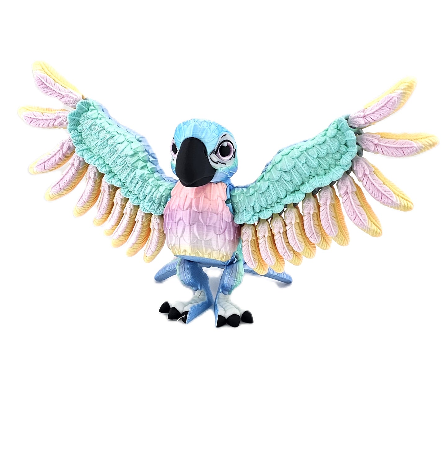 Prospect 3D - Soaring Skies -  3D Printed Blue Jay – 8" W x 5" H x 5" L