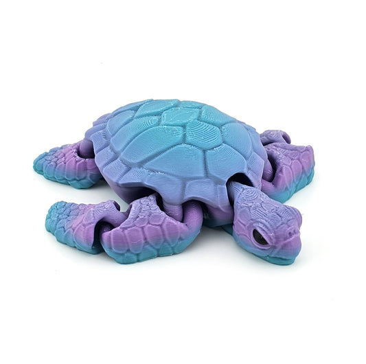 Prospect 3D -  Baby Realistic Sea Turtle — 3D Printed (4.5" L × 5.5" W) — Sea Turtle Shores Collection