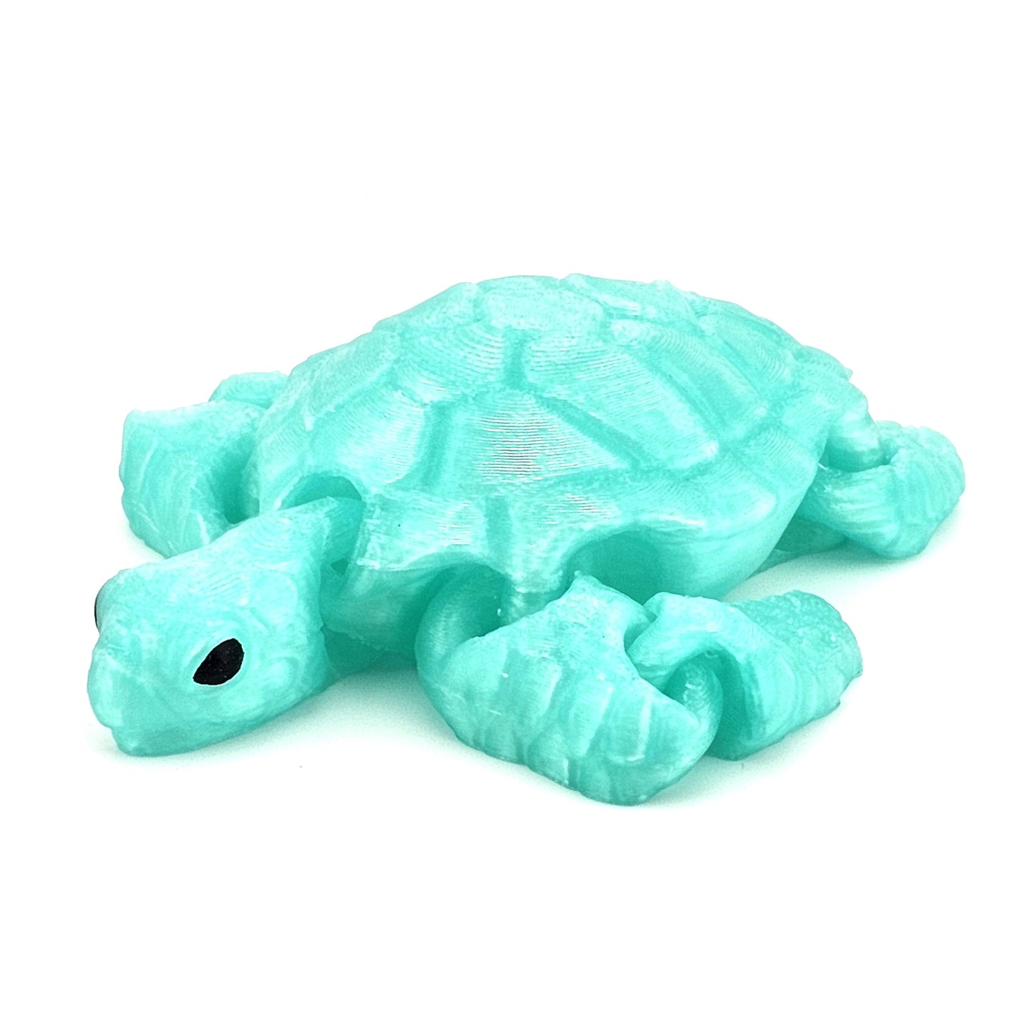 Prospect 3D -  Baby Realistic Sea Turtle — 3D Printed (4.5" L × 5.5" W) — Sea Turtle Shores Collection