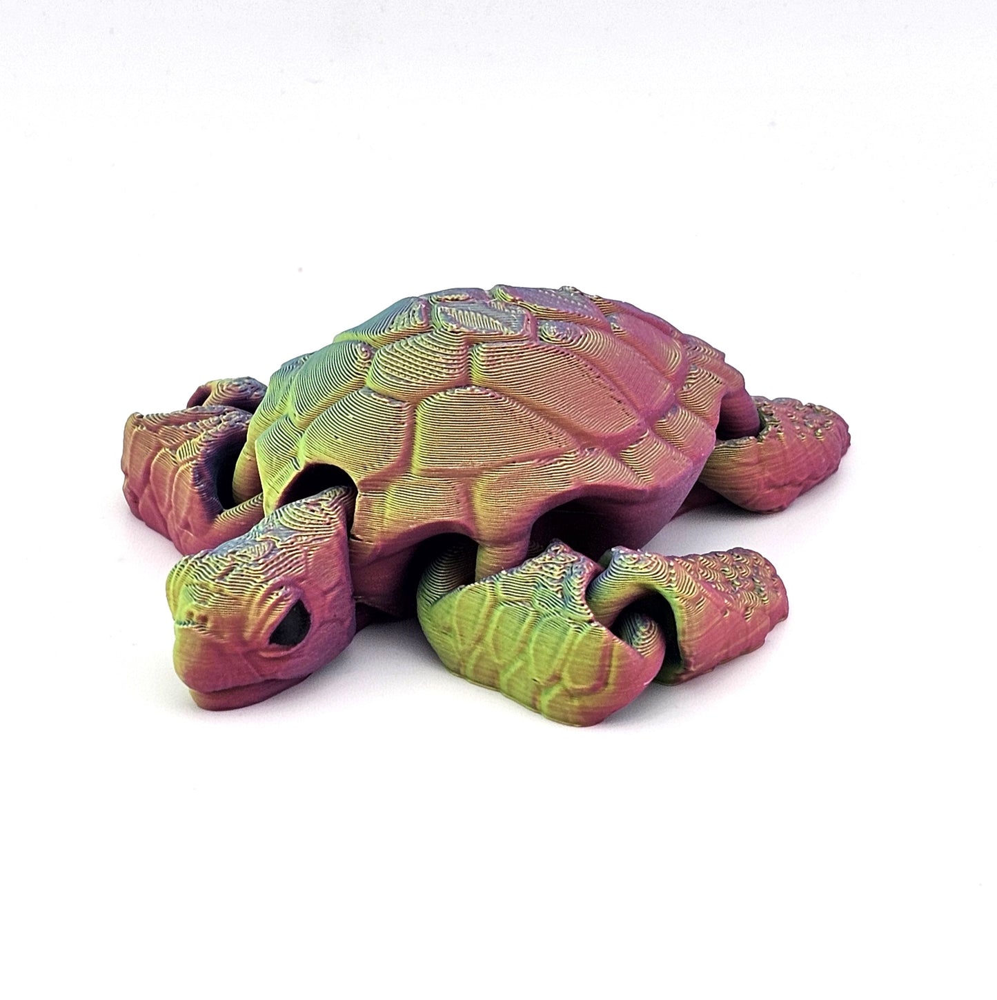 Prospect 3D -  Baby Realistic Sea Turtle — 3D Printed (4.5" L × 5.5" W) — Sea Turtle Shores Collection