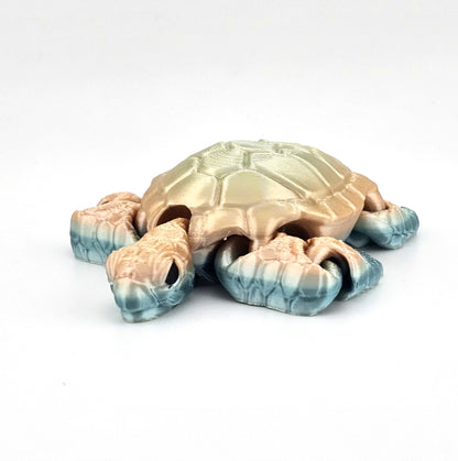 Prospect 3D -  Baby Realistic Sea Turtle — 3D Printed (4.5" L × 5.5" W) — Sea Turtle Shores Collection