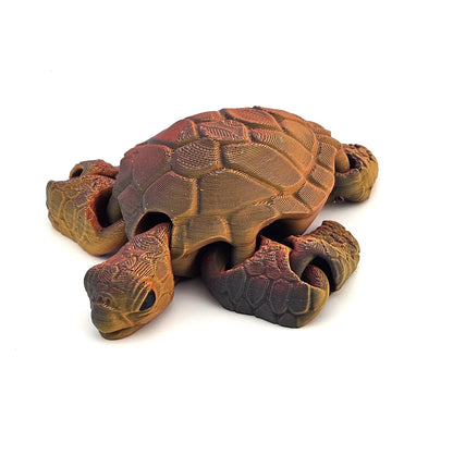 Prospect 3D -  Baby Realistic Sea Turtle — 3D Printed (4.5" L × 5.5" W) — Sea Turtle Shores Collection