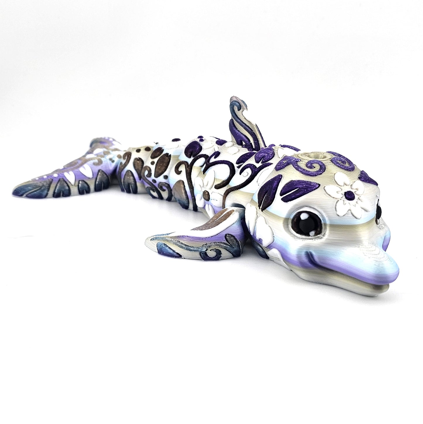 Prospect 3D - Okoboji Dolphin - Articulated 3D Printed Figurine - Sea Turtle Shores Collection