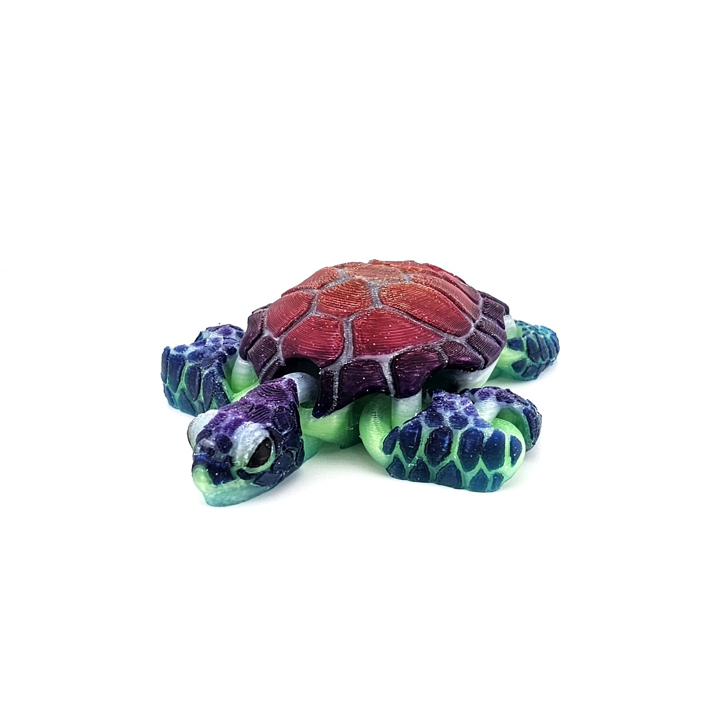 Prospect 3D -  Baby Realistic Sea Turtle — 3D Printed (4.5" L × 5.5" W) — Sea Turtle Shores Collection