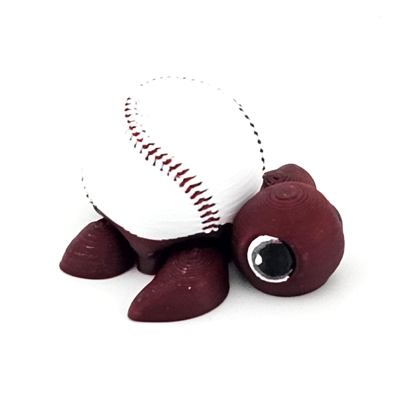 Prospect 3D - Sports Theme Mini Sea Turtle – 3D Printed – Baseball, Basketball, Soccer, Hockey - Sea Turtle Island Collection