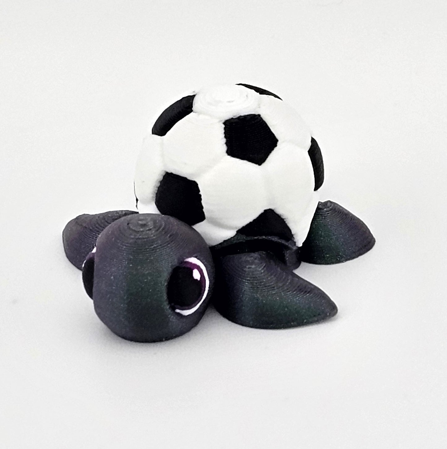 Prospect 3D - Sports Theme Mini Sea Turtle – 3D Printed – Baseball, Basketball, Soccer, Hockey - Sea Turtle Island Collection
